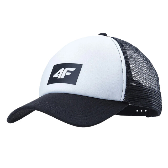 4F Snapbackpet met kleurblok voor volwassenen UTFO148_deepblack large