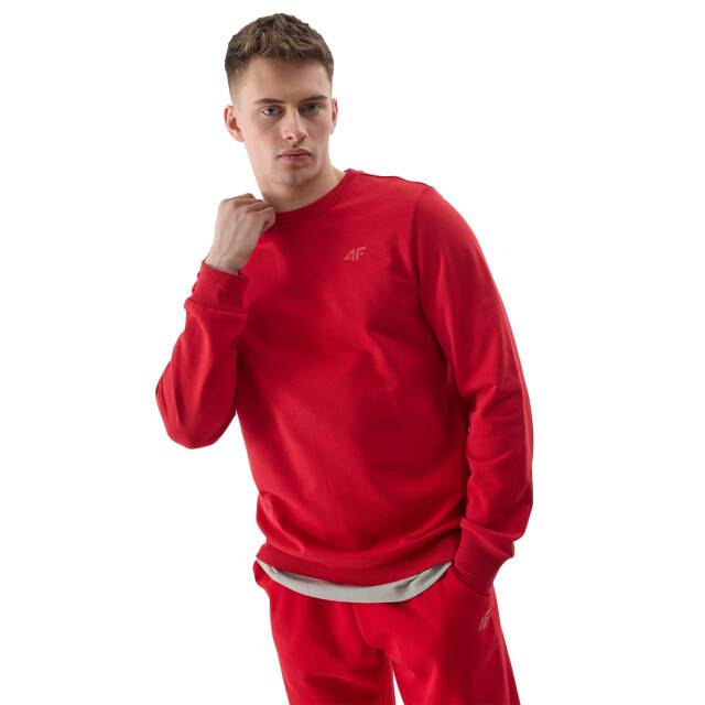 4F Effen heren sweatshirt UTFO147_darkred large