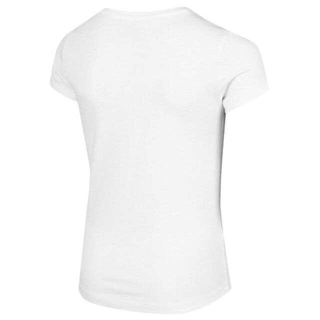 4F Effen t-shirt van biologisch katoen voor meisjes UTFO141_white large