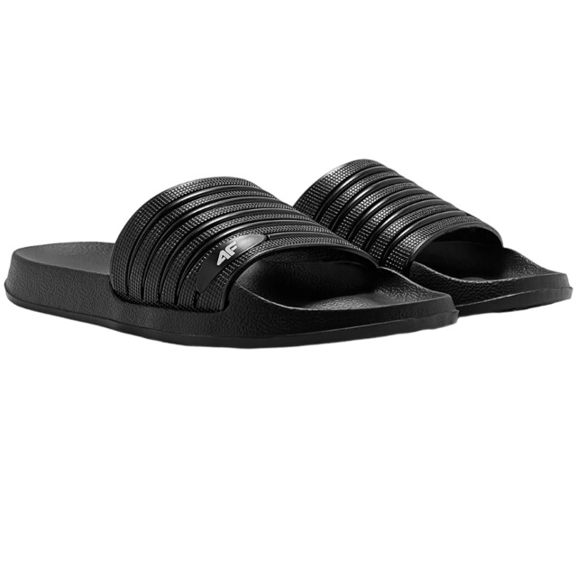 4F Heren stripe quick dry sliders UTFO146_deepblack large