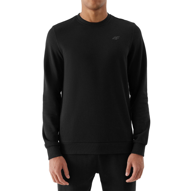 4F Effen heren sweatshirt UTFO147_deepblack large