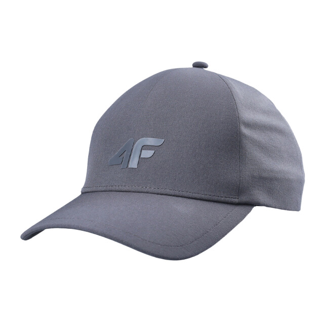 4F Rugband baseballpet met logo voor volwassenen UTFO151_darkgrey large