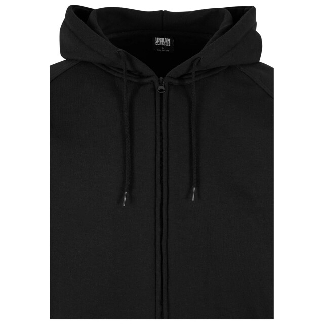 Urban Classics Heren hoodie met rits UTTN894_black large