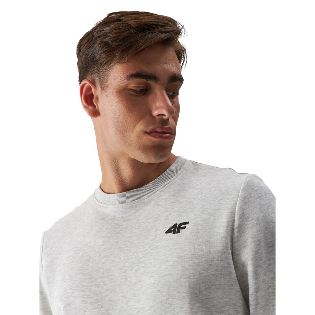 4F Effen heren sweatshirt UTFO147_coldlightgreymelange large