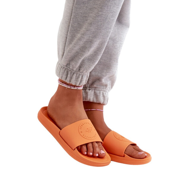 4F Dames platte sliders UTFO150_orange large
