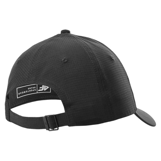 4F Heren baseballpet met rugband UTFO144_deepblack large