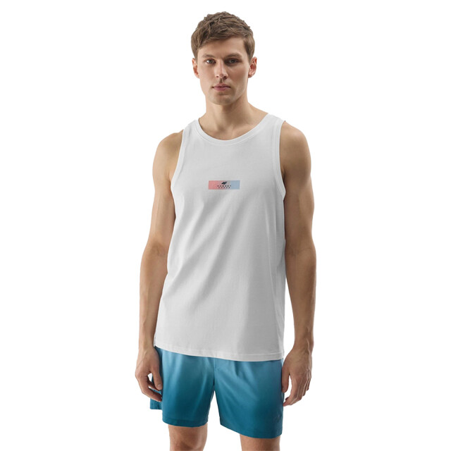 4F Heren logo vest top UTFO129_white large