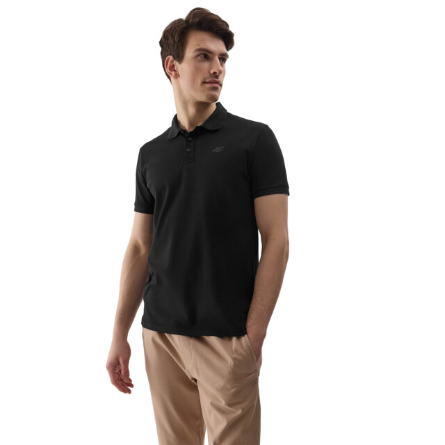 4F Heren regular poloshirt UTFO132_deepblack large