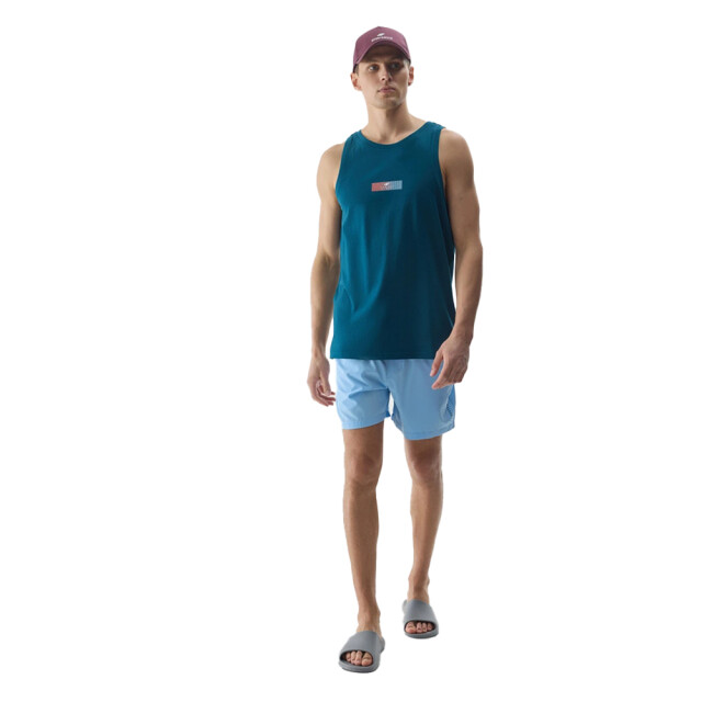 4F Heren logo vest top UTFO129_seagreen large