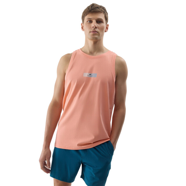 4F Heren logo vest top UTFO129_orange large