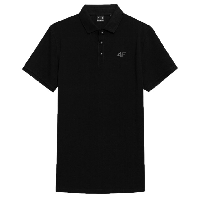 4F Heren regular poloshirt UTFO132_deepblack large