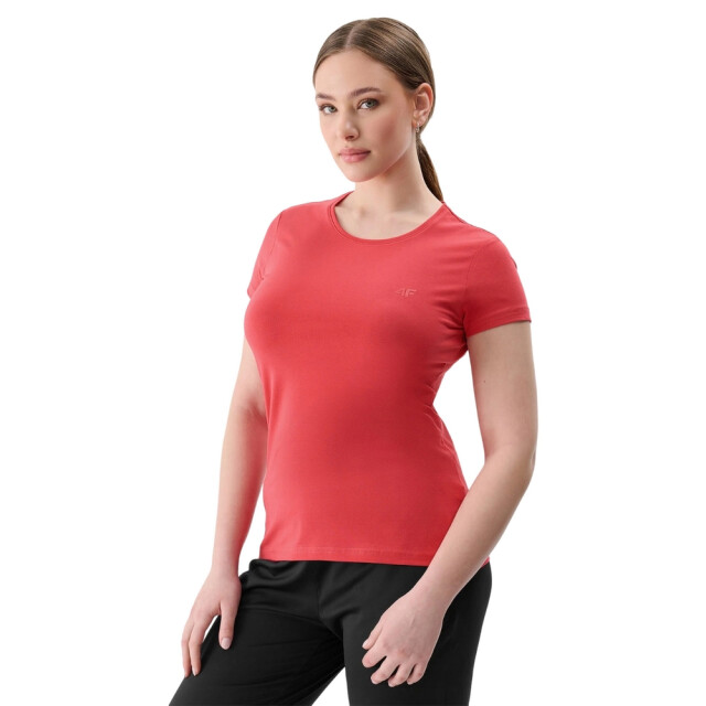 4F Dames slank t-shirt UTFO134_red large
