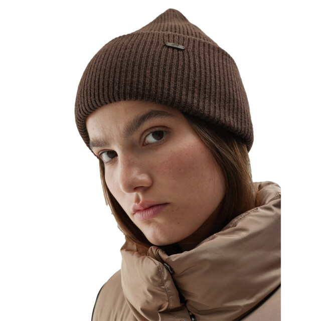 4F Dames logo wintermuts UTFO108_darkbrown large