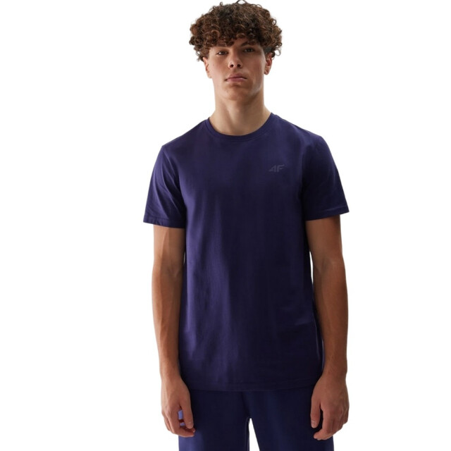 4F Effen normaal t-shirt heren UTFO121_navy large