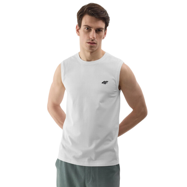 4F Gewone tank top heren UTFO109_white large