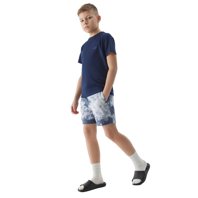 4F Katoenen t-shirt met logo voor jongens UTFO107_navy large