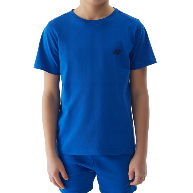 4F Katoenen t-shirt met logo voor jongens UTFO107_cobalt large