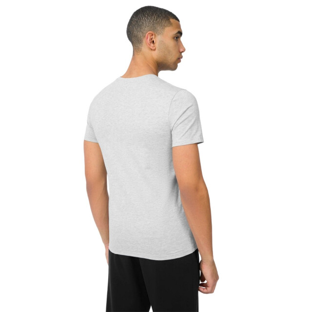 4F Effen normaal t-shirt heren UTFO121_coldlightgreymelange large