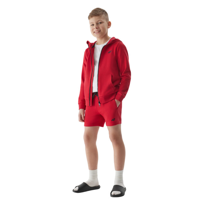 4F Jongens capuchon met volledige rits UTFO101_red large