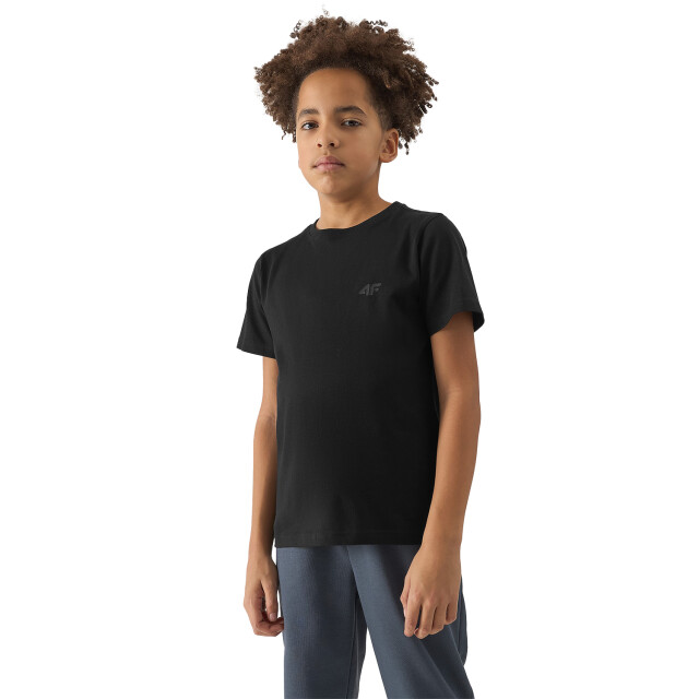 4F Katoenen t-shirt met logo voor jongens UTFO107_deepblack large