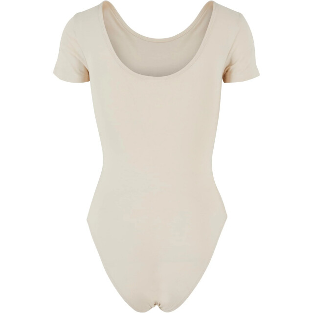 Urban Classics Dames organisch stretch bodysuit UTTN850_whitesand large