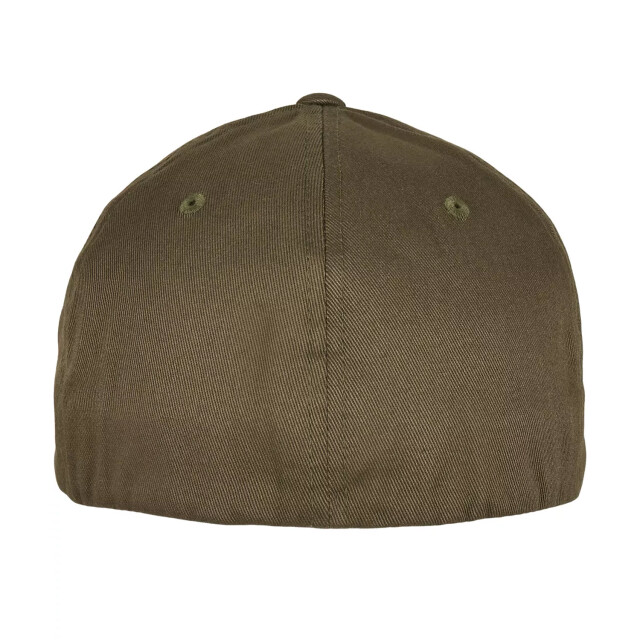 Flexfit Baseballpet van biologisch katoen UTTN858_burntolive large