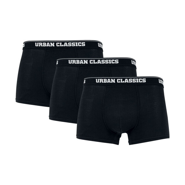 Urban Classics Heren biologische boxershorts (set van 3) UTTN863_black large