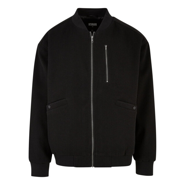 Urban Classics Heren bomberjack met blousonmouwen UTTN869_black large
