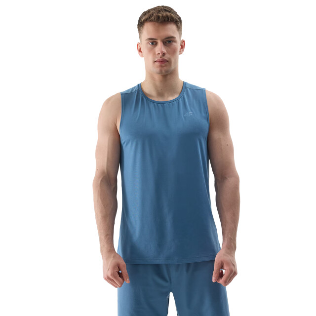 4F Gewone tank top heren UTFO109_coldblue large