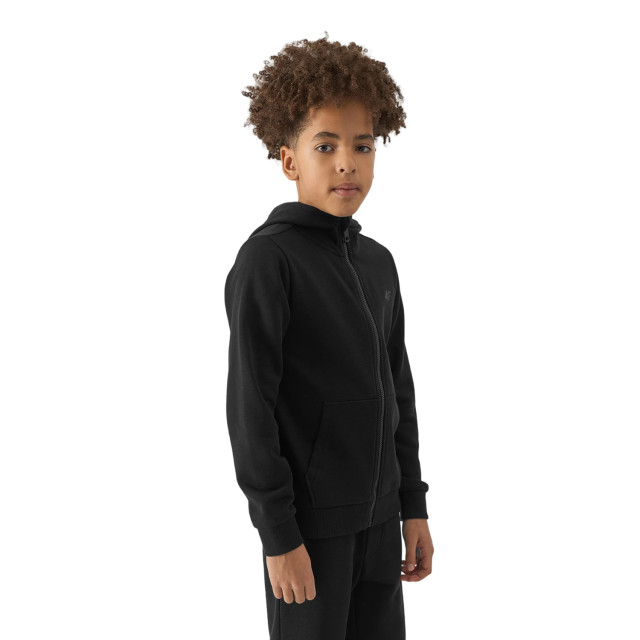 4F Jongens capuchon met volledige rits UTFO101_deepblack large