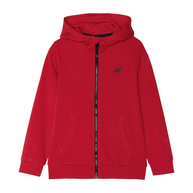 4F Jongens capuchon met volledige rits UTFO101_red large