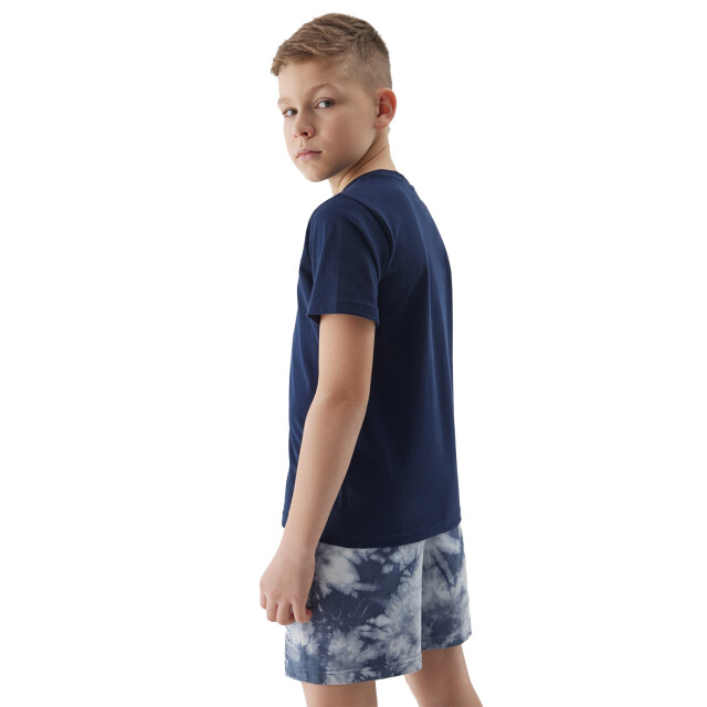4F Katoenen t-shirt met logo voor jongens UTFO107_navy large