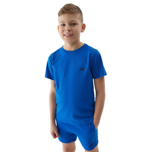4F Katoenen t-shirt met logo voor jongens UTFO107_cobalt large