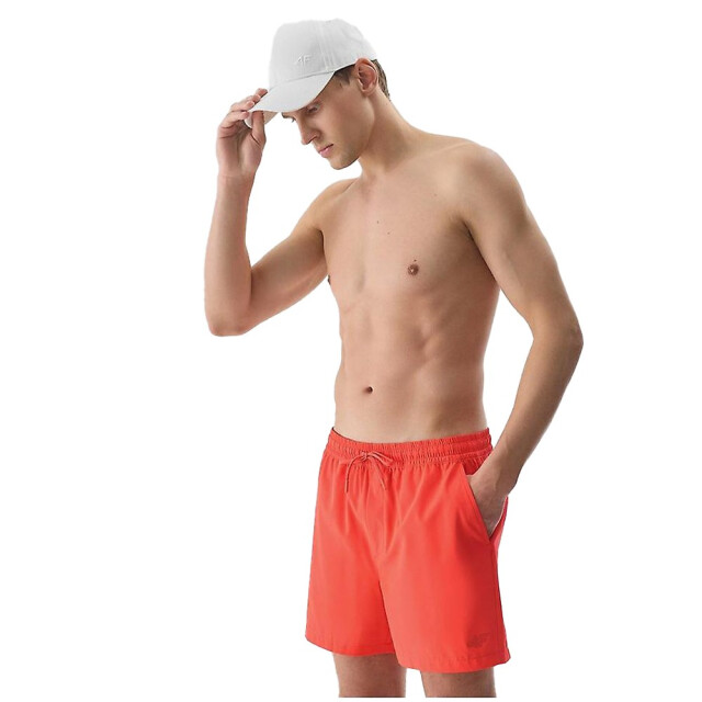 4F Heren logo zwemshort UTFO127_neonred large