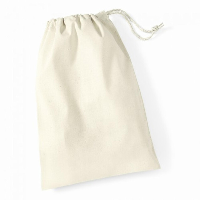 Westford Mill Katoenen stuff bag UTFK959_natural large