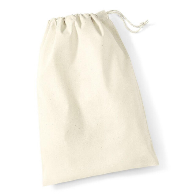 Westford Mill Katoenen stuff bag UTFK959_natural large