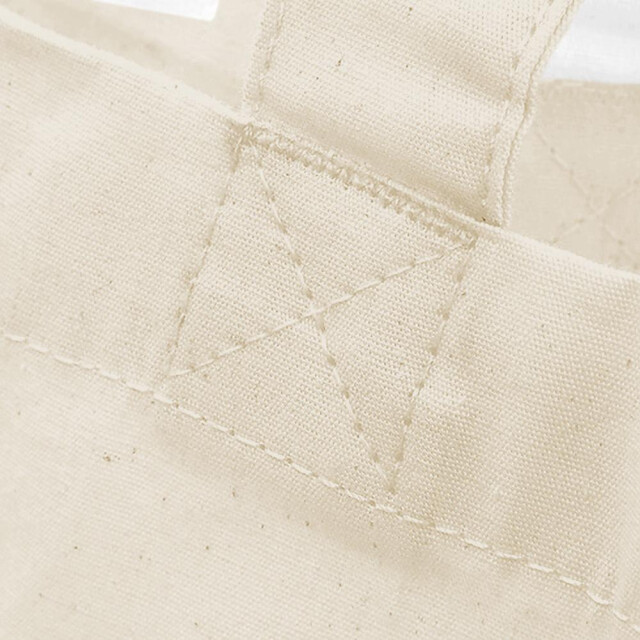 Westford Mill Premium katoenen maxi tote zak UTFK964_natural large