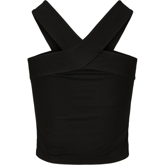 Urban Classics Dames top met kruishals UTTN840_black large