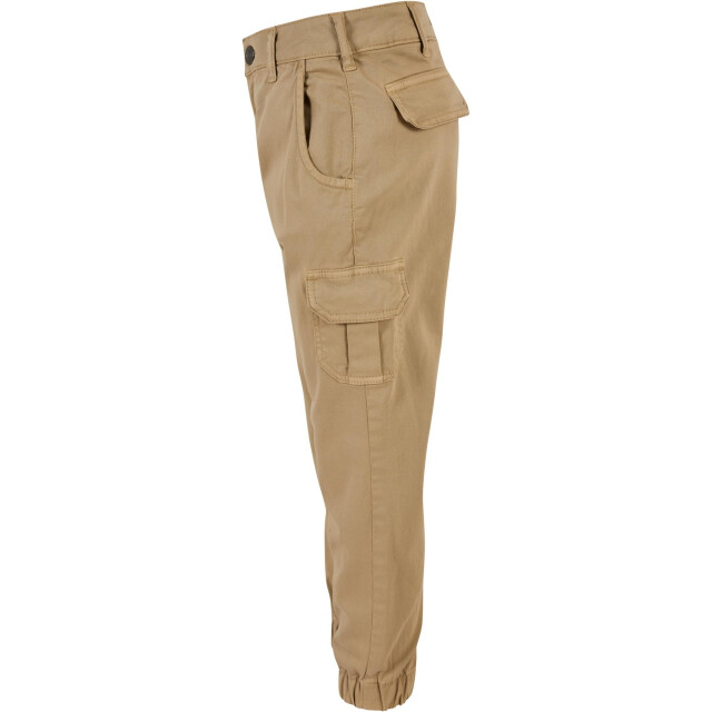 Urban Classics Cargo broek met hoge taille voor meisjes UTTN841_unionbeige large