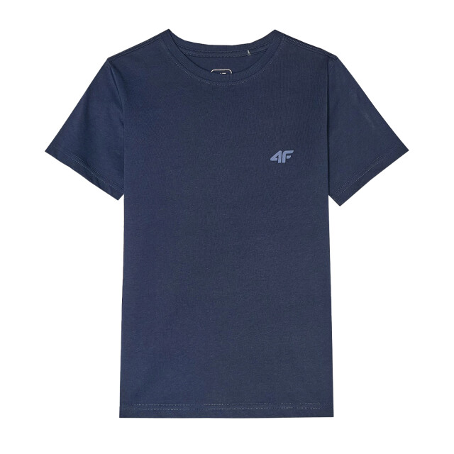 4F Katoenen t-shirt met logo voor jongens UTFO107_navy large