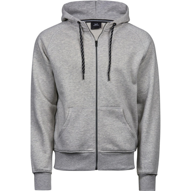 Tee Jays Heren sweatshirt met volledige ritssluiting UTFK904_heathergrey large