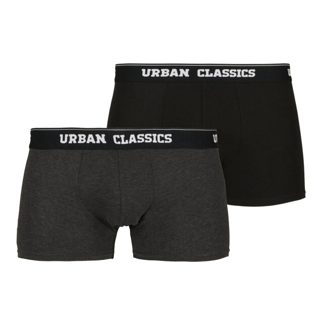 Urban Classics Boxershorts voor heren (set van 2) UTTN815_blackcharcoal large