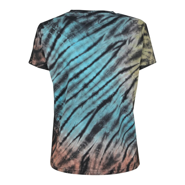 Urban Classics Dames tie dye boyfriend t-shirt UTTN806_black large