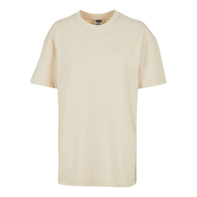 Urban Classics Dames oversized vriend t-shirt UTTN808_whitesand large