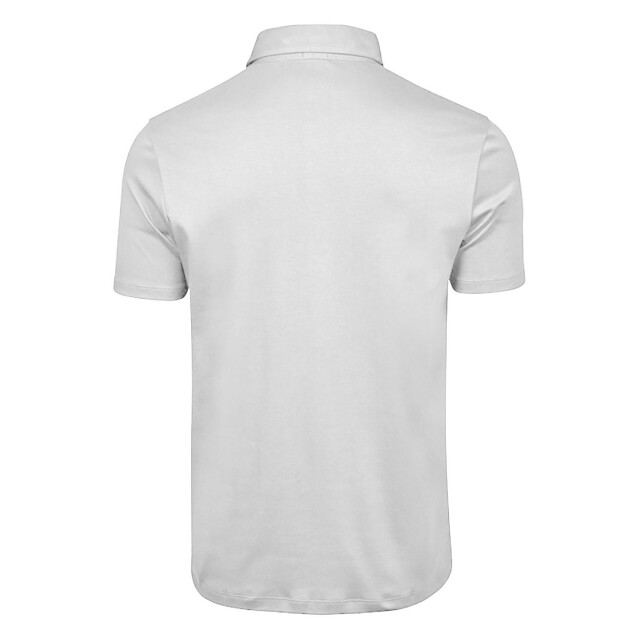 Tee Jays Heren pima korte mouw katoenen polo shirt UTFK887_white large