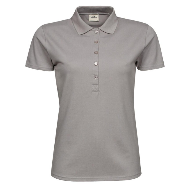Tee Jays Dames luxe stretch poloshirt met korte mouwen UTFK889_stone large