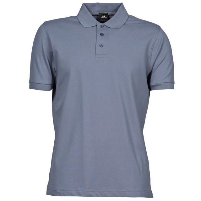 Tee Jays Heren luxe stretch short sleeve polo shirt UTFK882_flintstone large