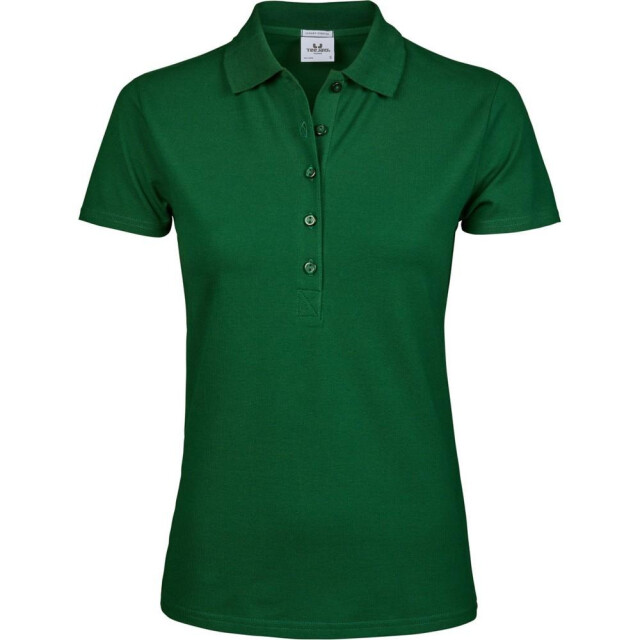 Tee Jays Dames luxe stretch poloshirt met korte mouwen UTFK889_forestgreen large