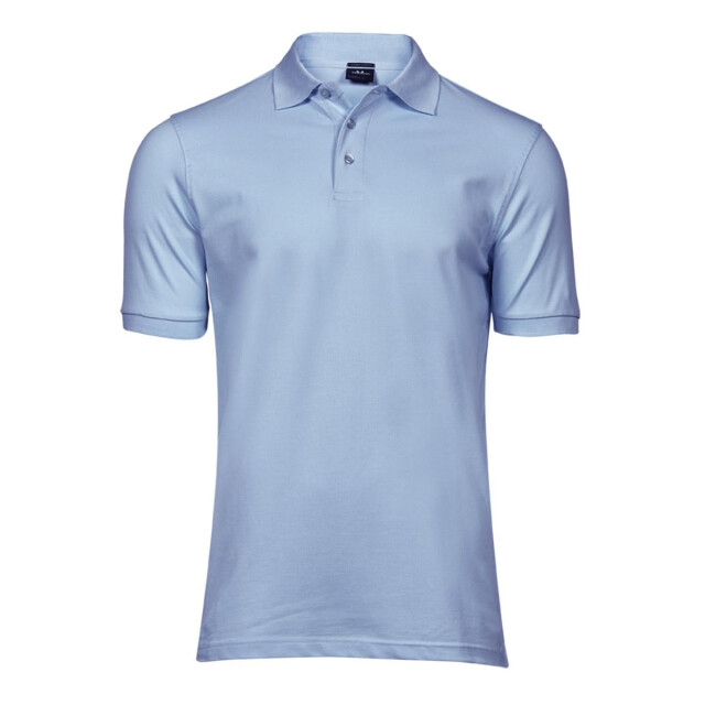 Tee Jays Heren luxe stretch short sleeve polo shirt UTFK882_lightblue large