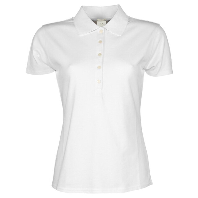 Tee Jays Dames luxe stretch poloshirt met korte mouwen UTFK889_white large